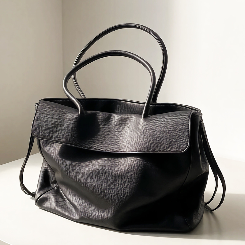 Leather Work Handbag - Briefcase Tote Bags For Women Luxury