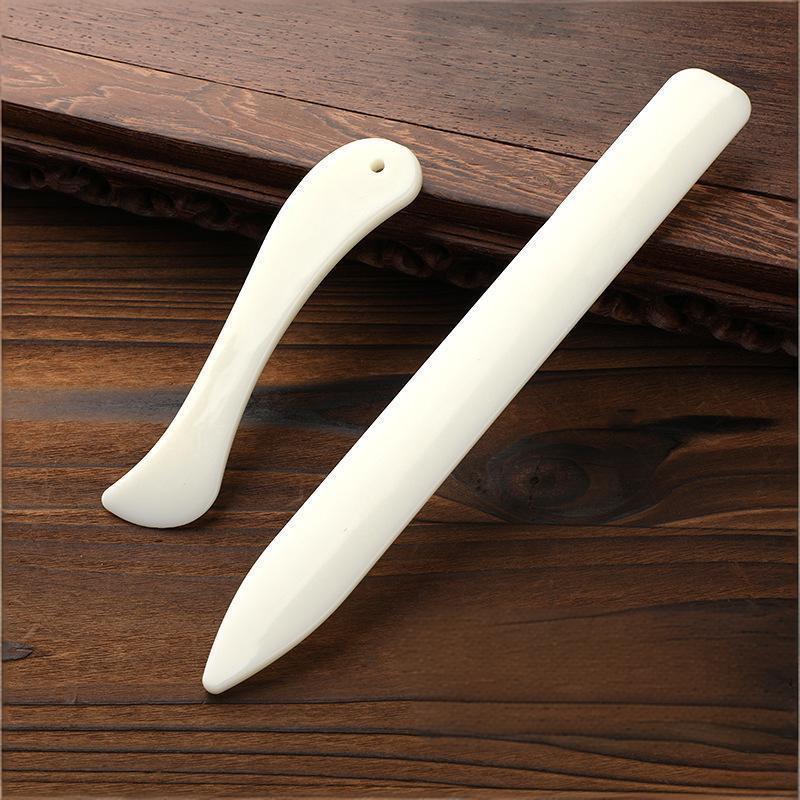 Leather Work Folder - 2Pcs Wear Resistant Leather Working Bone
