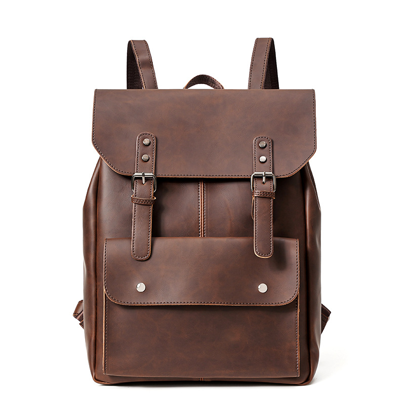 Vintage Men's Leather Backpack - Leather Work Rucksack review and price