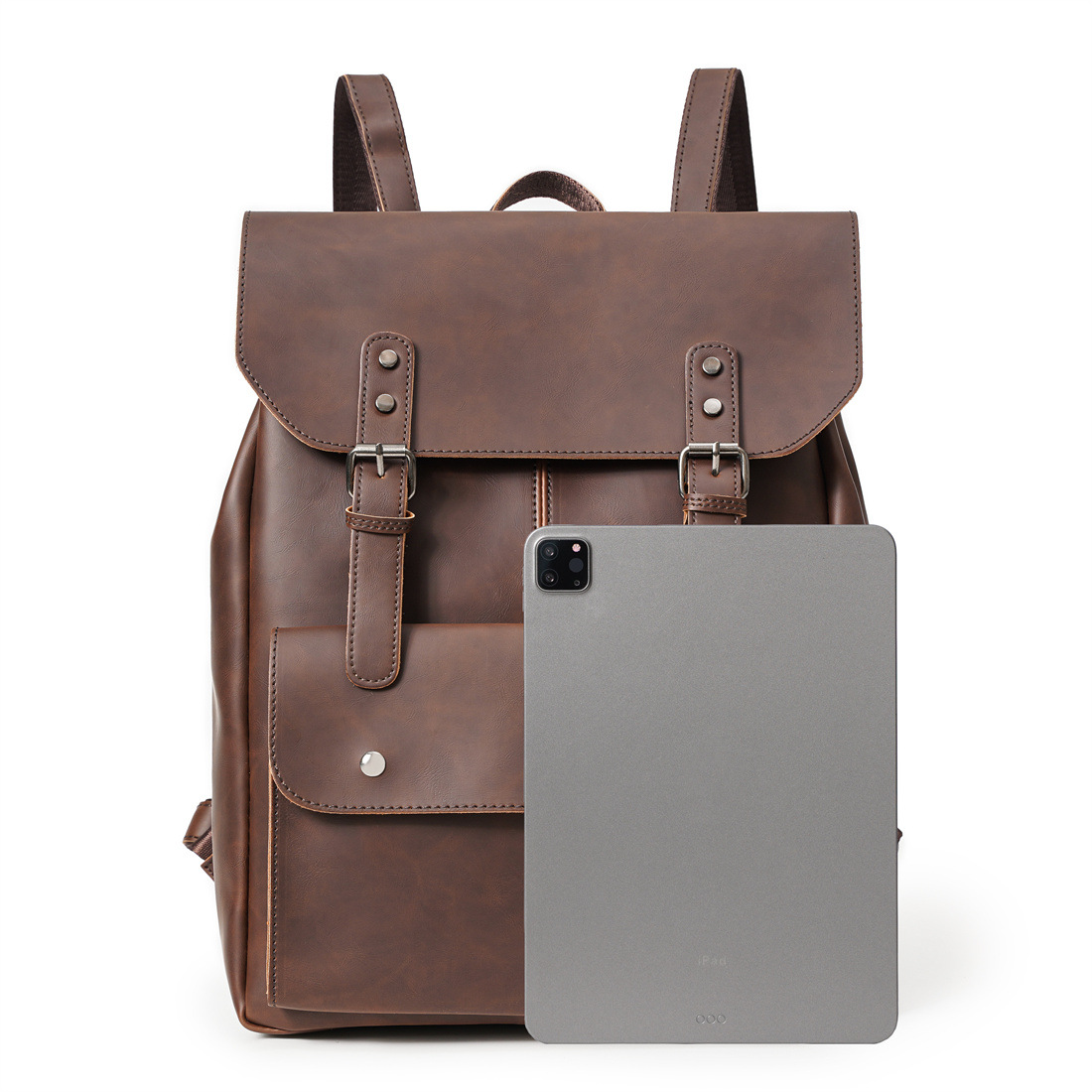 Vintage Men's Leather Backpack - Leather Work Rucksack review and price