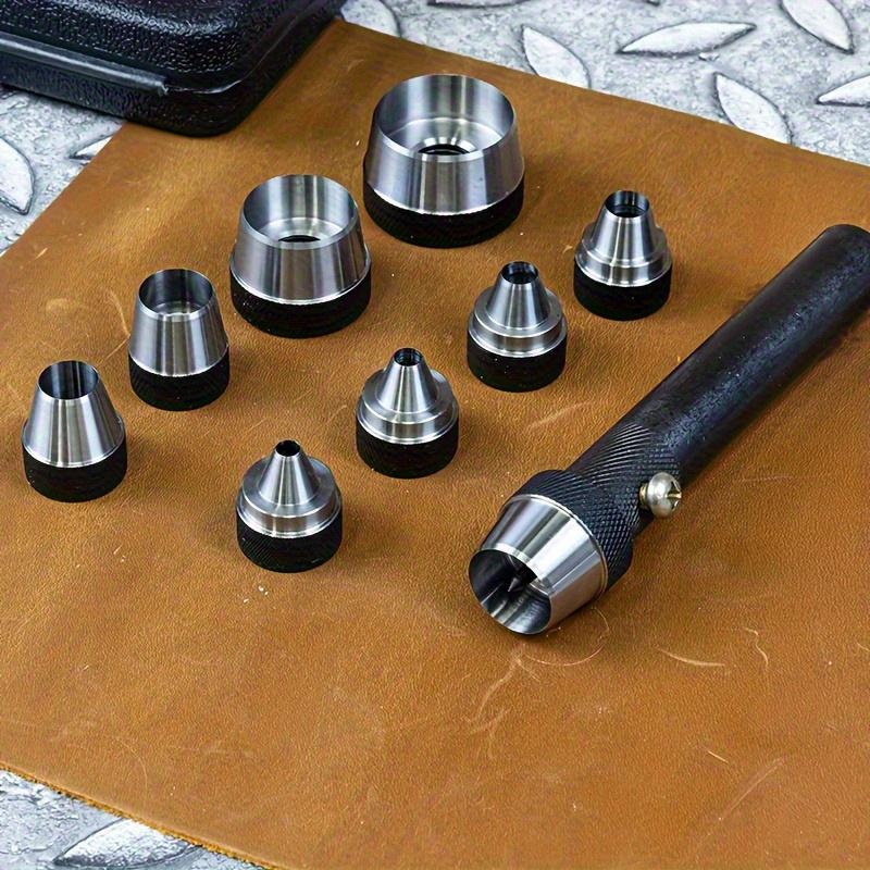 10Pcs Hollow Punch Set Heavy‑D - Leatherwork Kit review and price