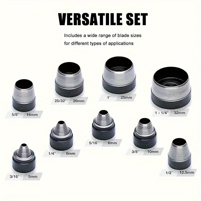 10Pcs Hollow Punch Set Heavy‑D - Leatherwork Kit review and price