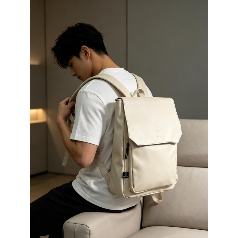High Quality Flap PU Leather L - Leather Work Rucksack review and price
