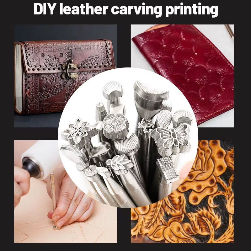 20pcs Leather Seal Carving Too - Leatherwork Kit review and price