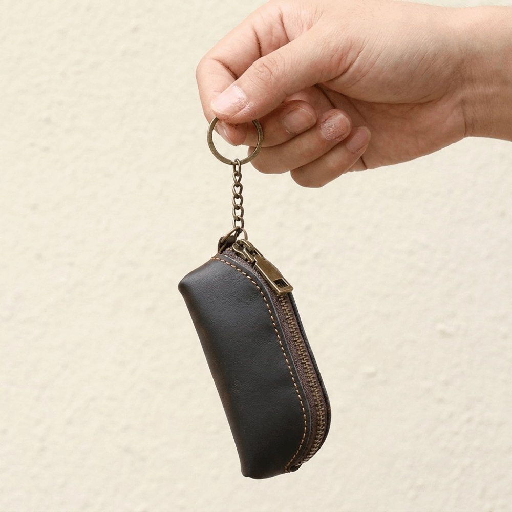 Retro Anti-lost Mini Leather C - Leatherwork Rings review and price