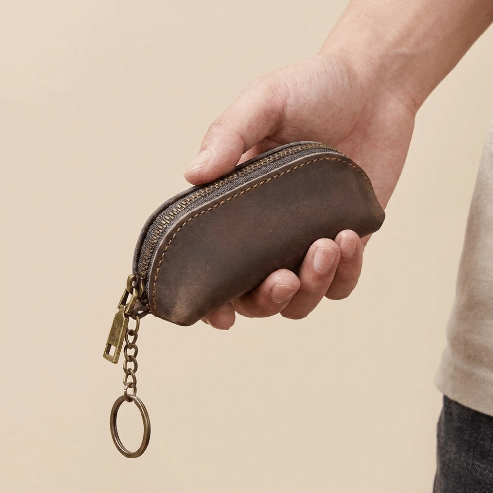 Retro Anti-lost Mini Leather C - Leatherwork Rings review and price