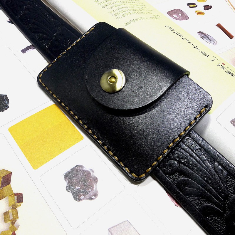 Blongk Ultra thin Waist Bag Ge - Leather Work Handbag review and price