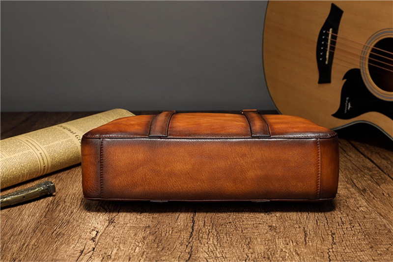 YETTIES Business Top Grain Lea - Leather Work Handbag review and price
