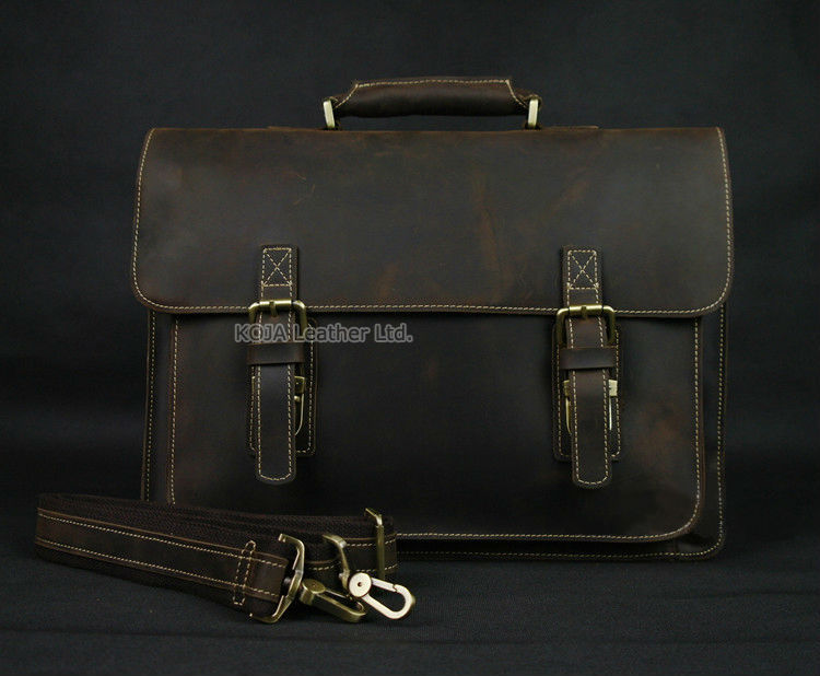 Vintage Crazy Horse Genuine Le - Leather Work Folder review and price