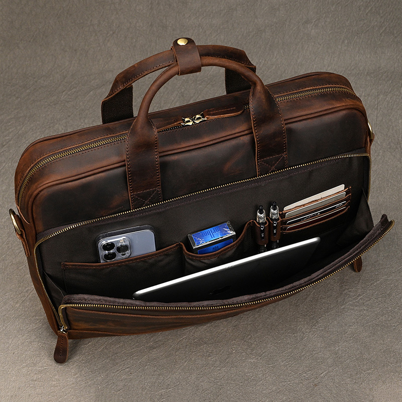 Crazy Horse Genuine Leather Me - Leather Work Folder review and price