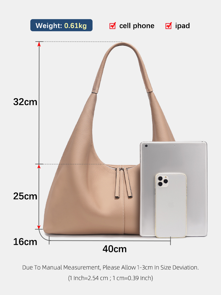 Zency Large Capacity Tote Bag  - Leather Work Handbag review and price