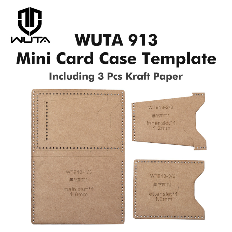 WUTA 913 Mini Card Case Kraft  - Leatherwork Accessories review and price