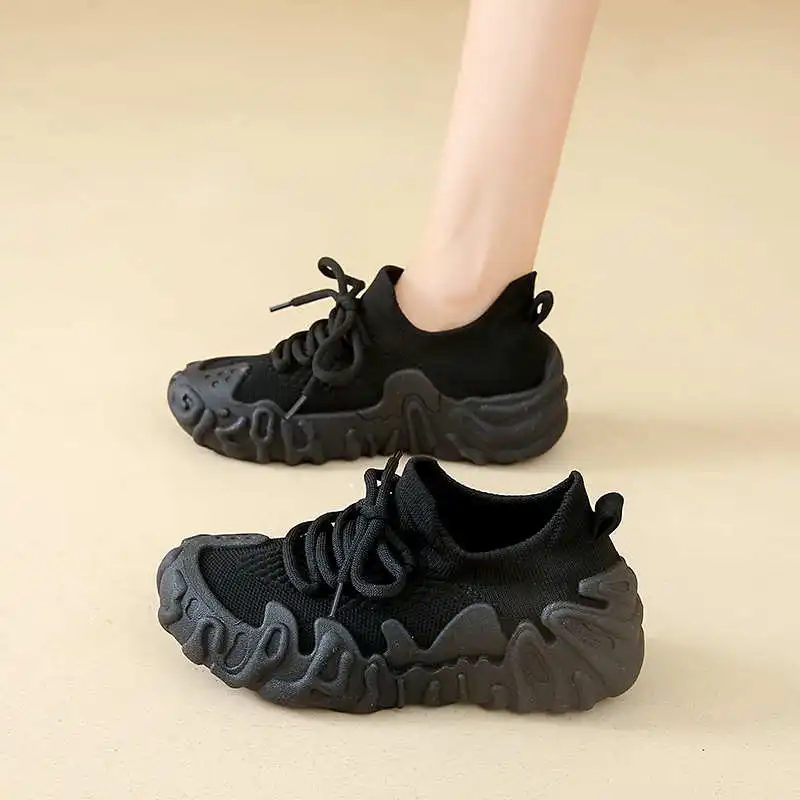 Thick Bottom Demi-season Woman - Leather Work Flats review and price