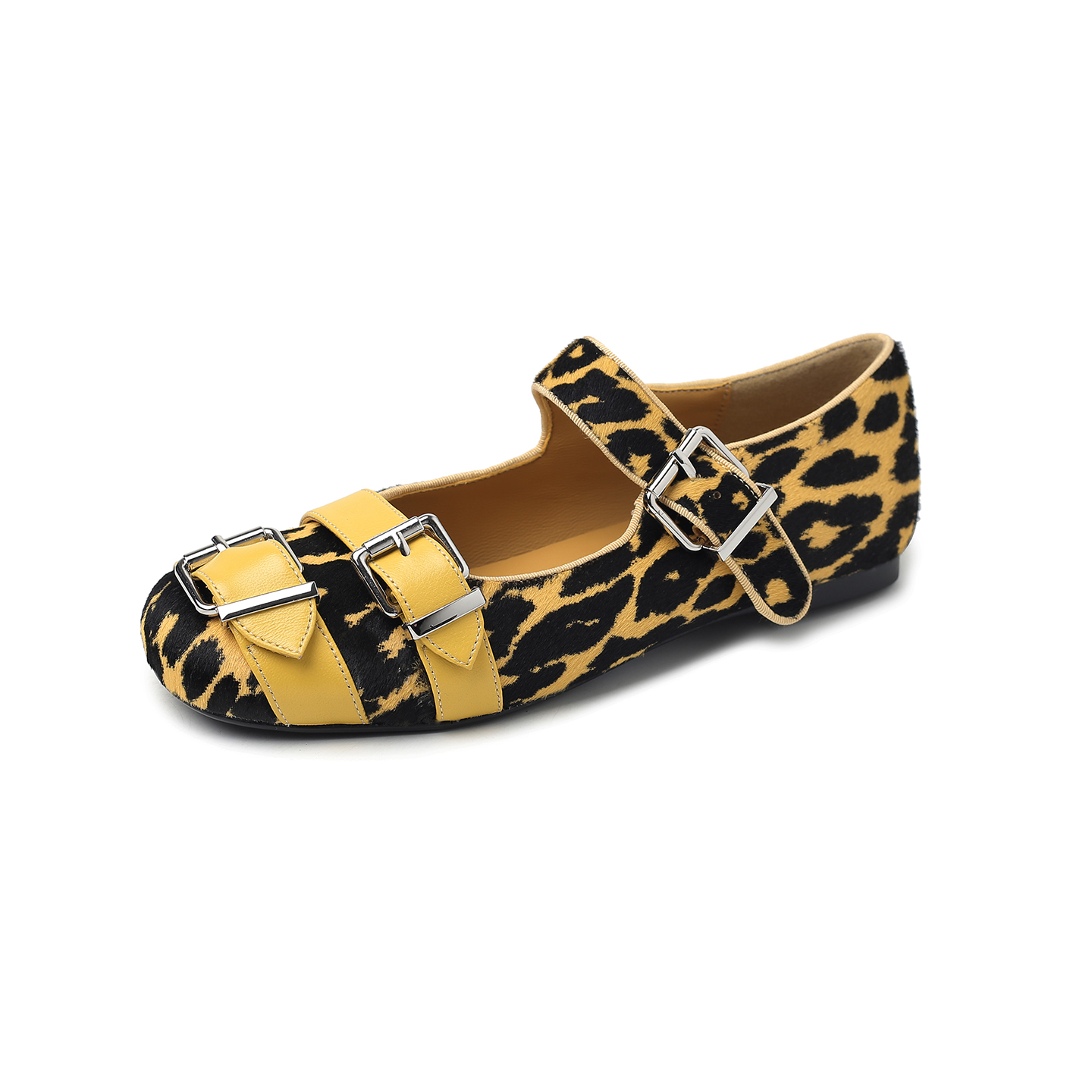 Genuine Leather Cow Hair Belt  - Leather Work Flats review and price