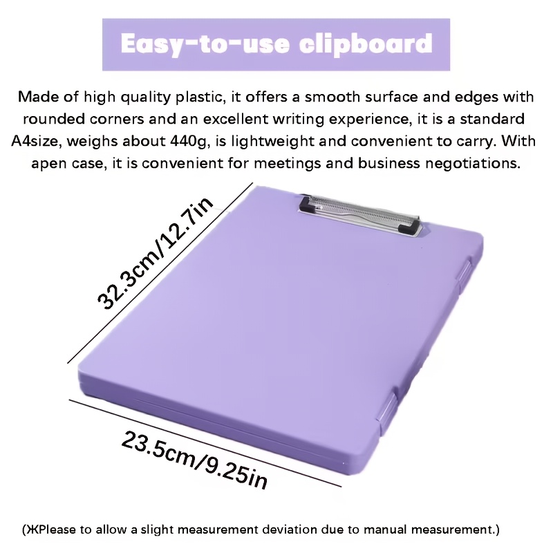 Clipboards with Storage, Plast - Leather Work Folder review and price