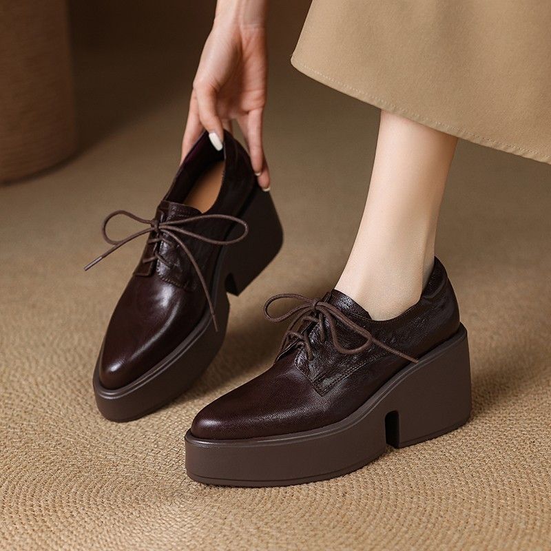 Women's French Soft Leather Pl - Leather Work Flats review and price