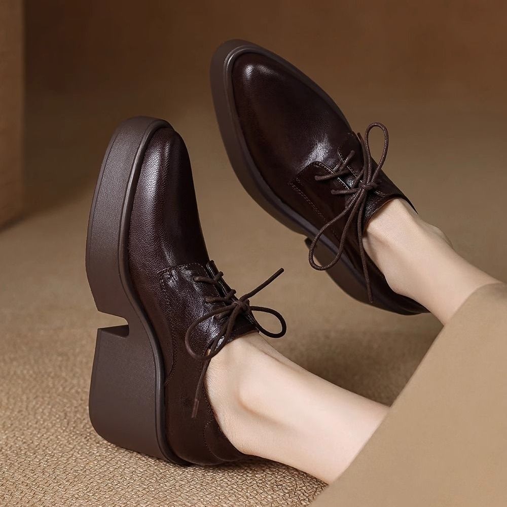 Women's French Soft Leather Pl - Leather Work Flats review and price