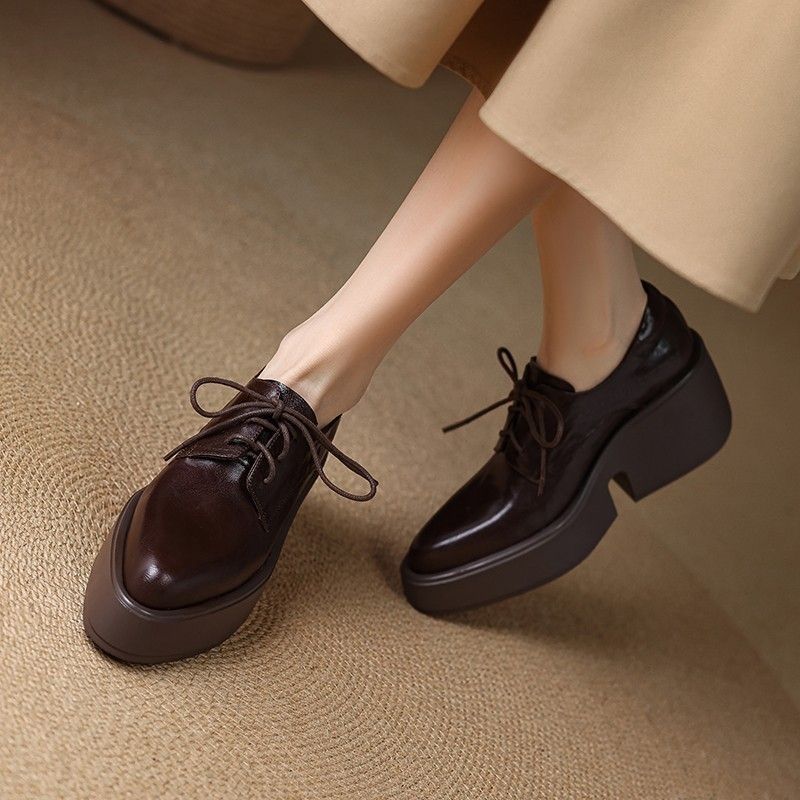 Women's French Soft Leather Pl - Leather Work Flats review and price