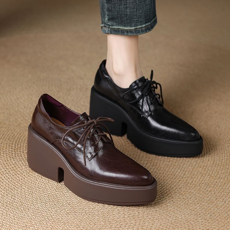 Women's French Soft Leather Pl - Leather Work Flats review and price