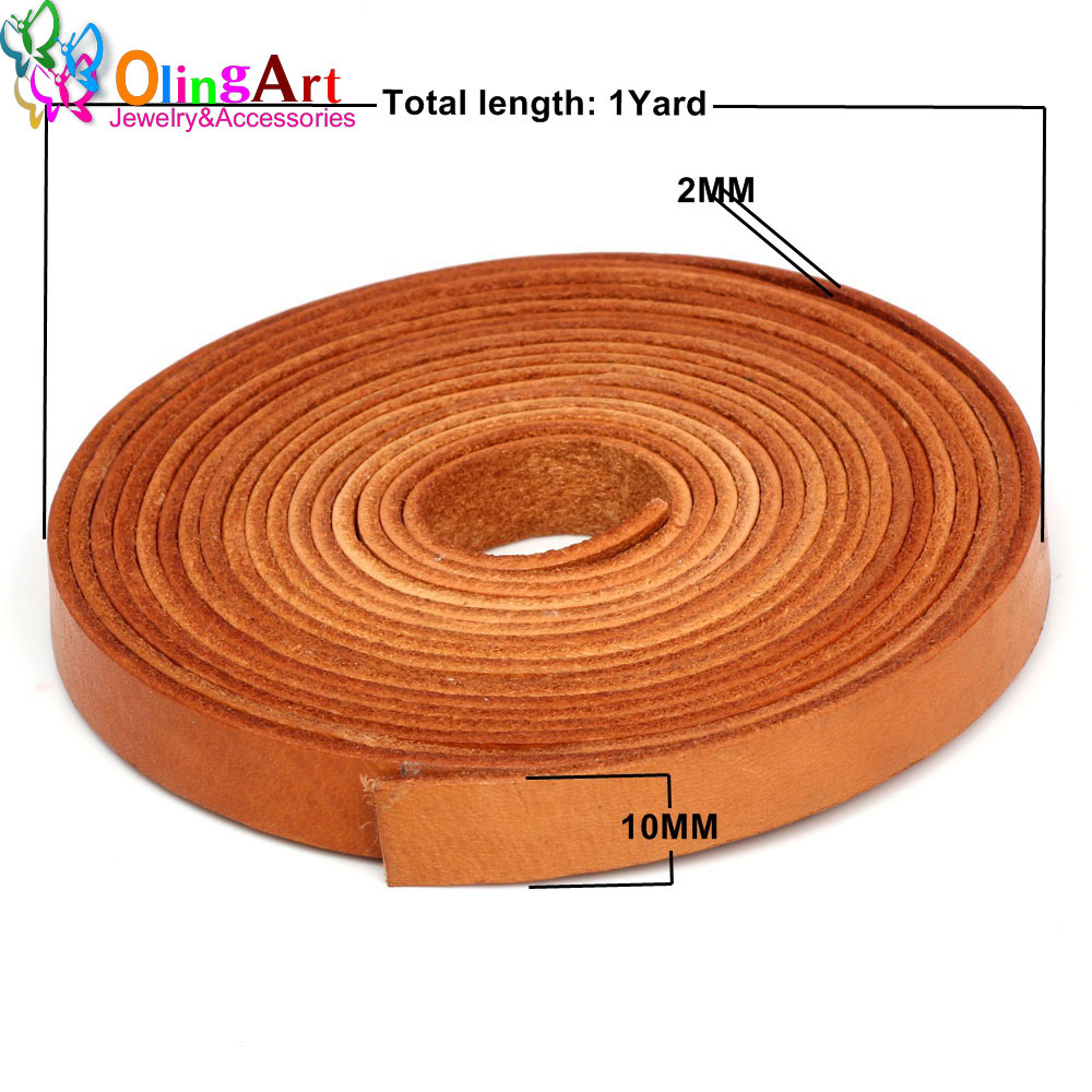 OlingArt 10*2mm 1Yard/Lot Mult - Leatherwork Diy review and price