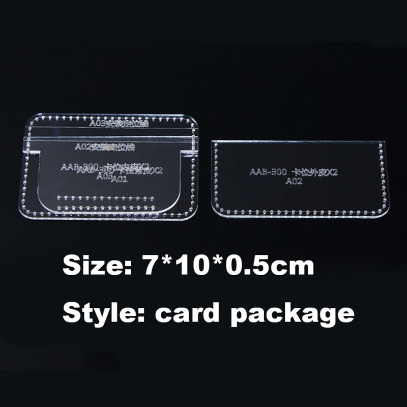 1Set DIY Acrylic Leather Templ - Leatherwork Accessories review and price
