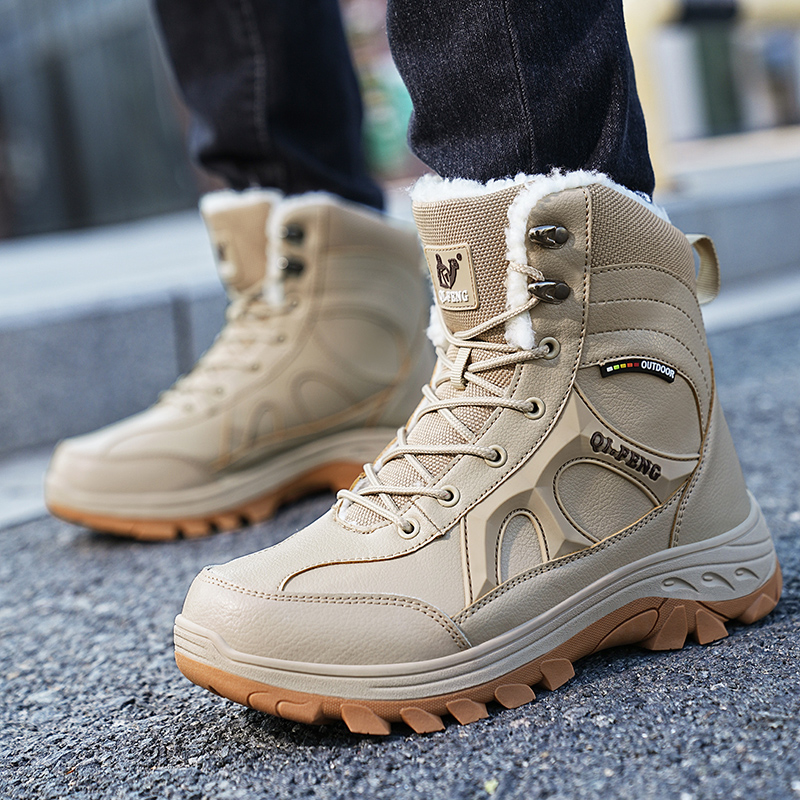 New Men Winter Outdoor Hiking  - Leatherwork Training review and price
