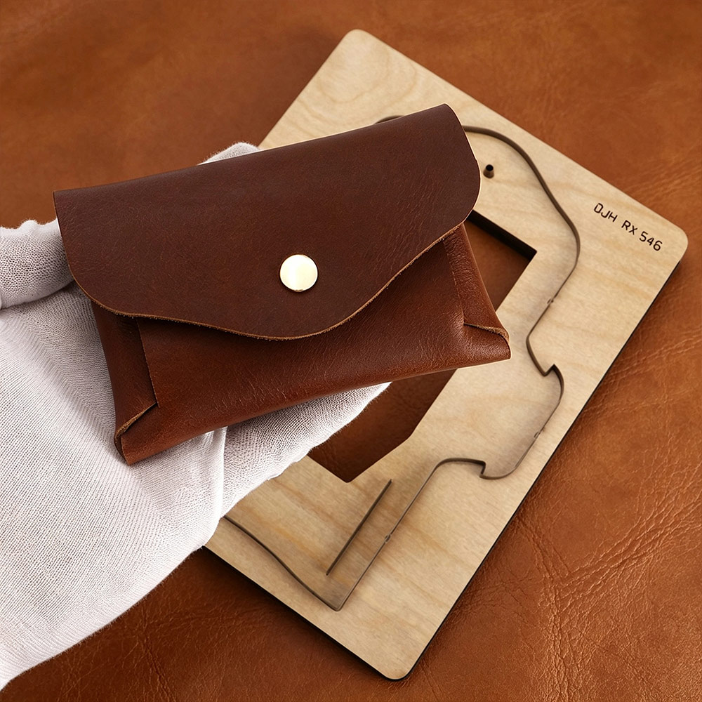 Wallet Coin Bag Leather Cuttin - Leatherwork Accessories review and price
