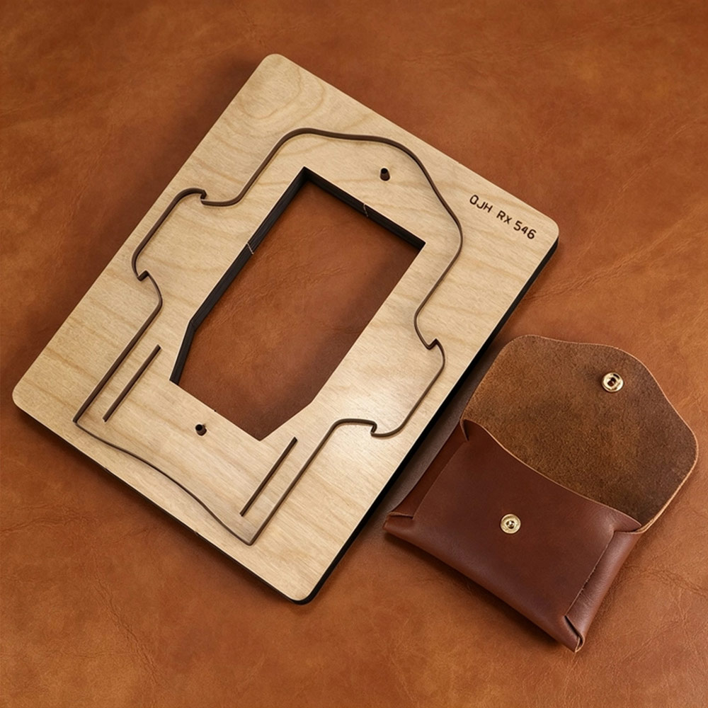 Wallet Coin Bag Leather Cuttin - Leatherwork Accessories review and price