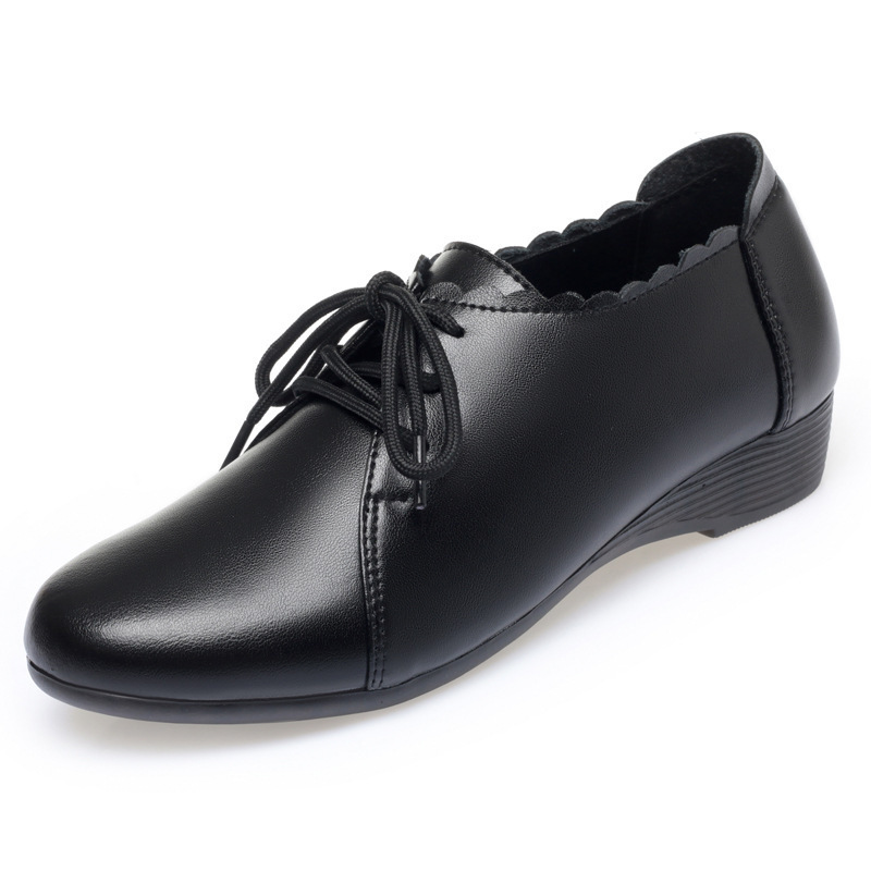 Plus Size 35-43 All Match Comf - Leather Work Flats review and price