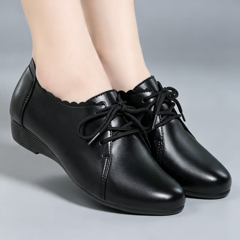 Plus Size 35-43 All Match Comf - Leather Work Flats review and price