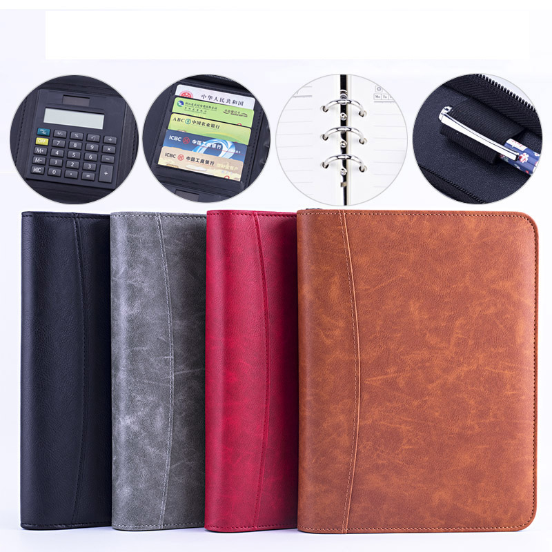A5 Padfolio File Folder Docume - Leather Work Folder review and price