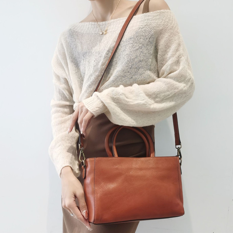 Top-Handle Bags Women Natural  - Leather Work Handbag review and price