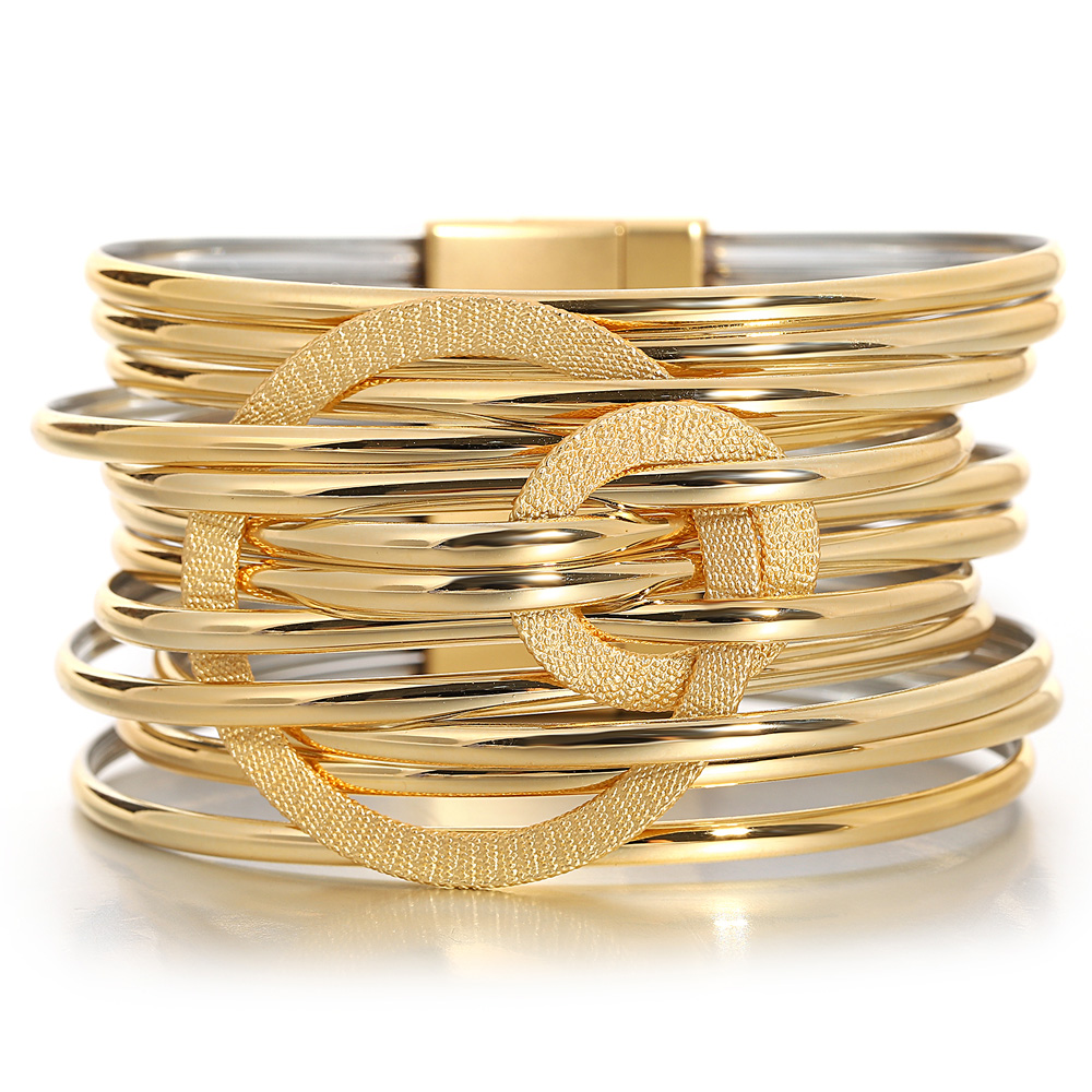 ALLYES Fashion Double Circle M - Leatherwork Rings review and price