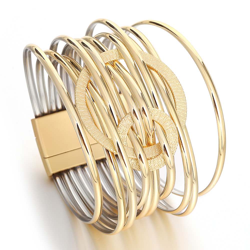 ALLYES Fashion Double Circle M - Leatherwork Rings review and price