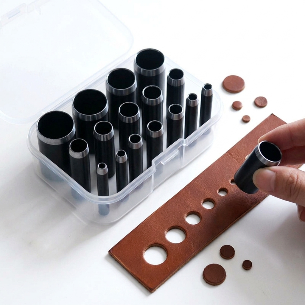 Round Hole Punch Professional  - Leatherwork Kit review and price