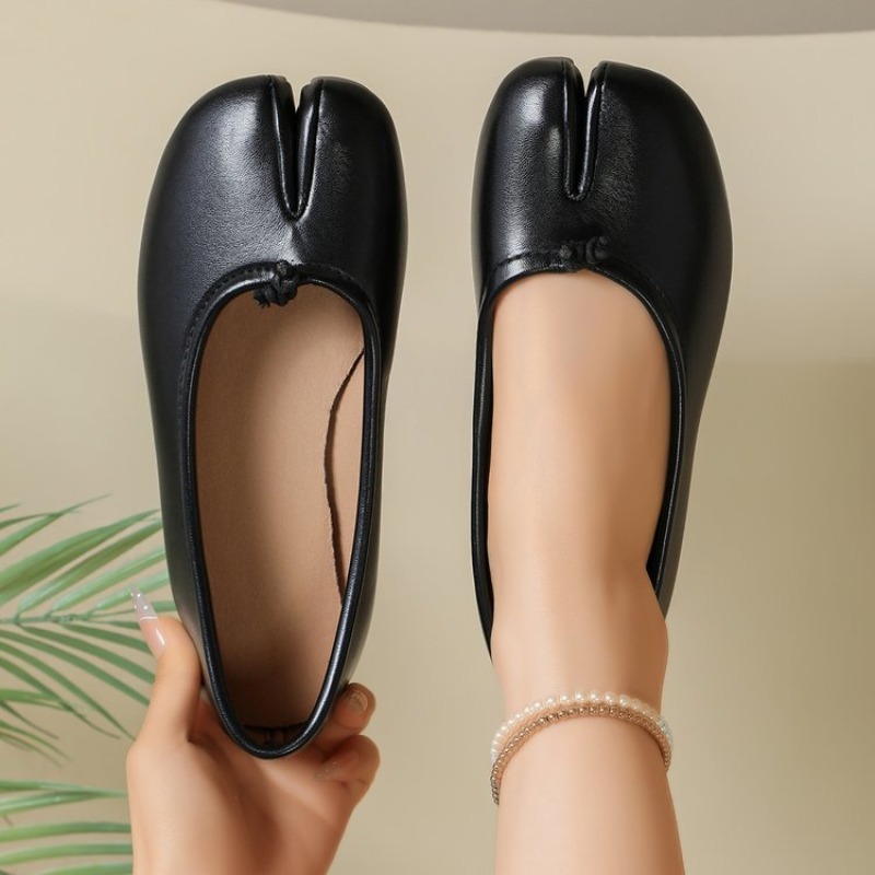 Women Split Toe Ballet Flats K - Leather Work Flats review and price