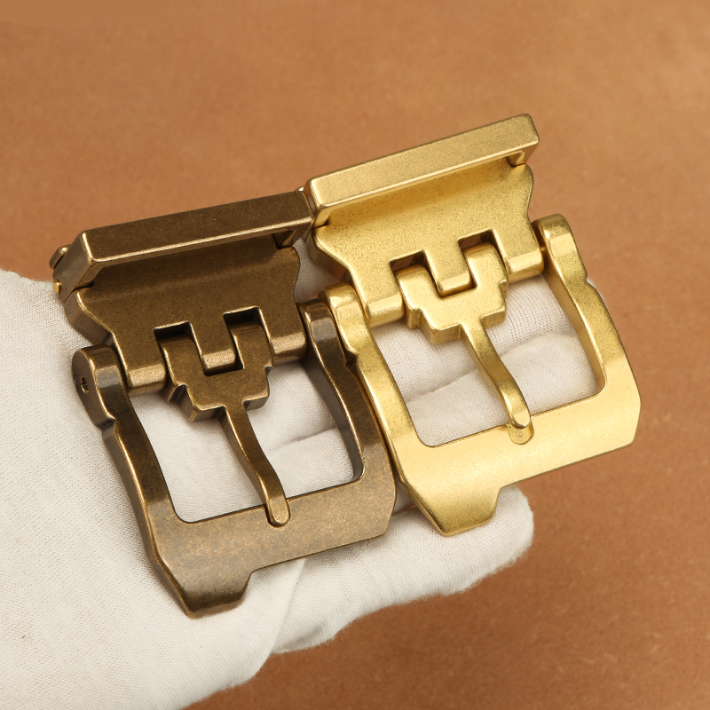 1pcs Solid Brass Belt Buckle 3 - Leatherwork Diy review and price