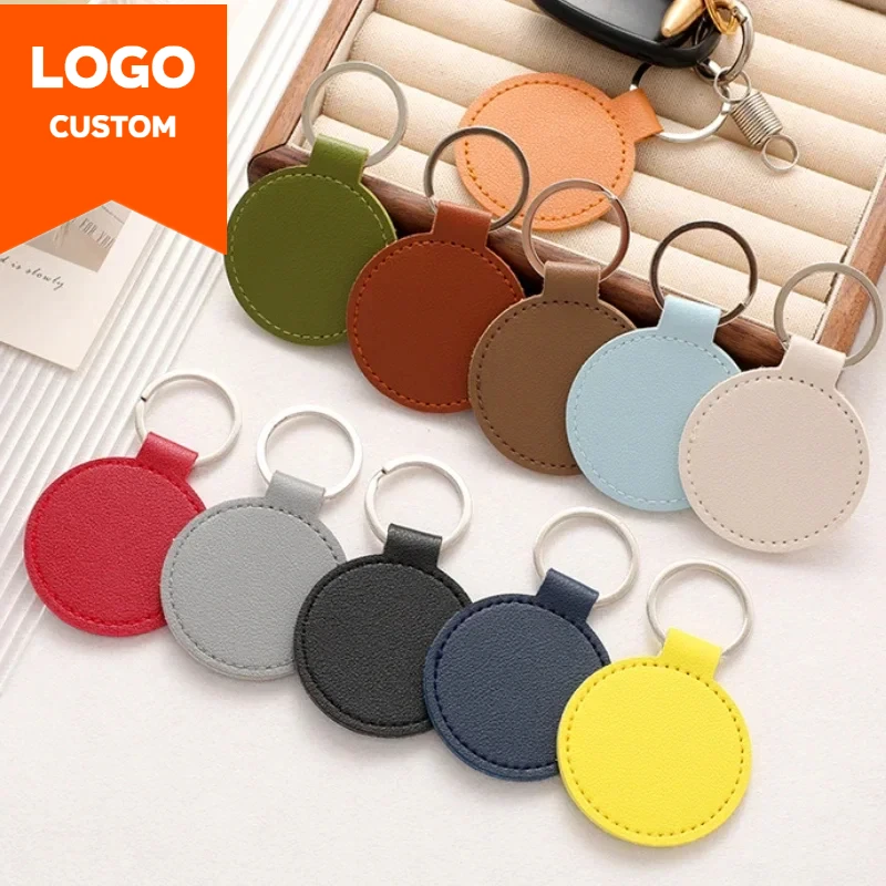 Laser Engrave Name Round PU Le - Leatherwork Rings review and price