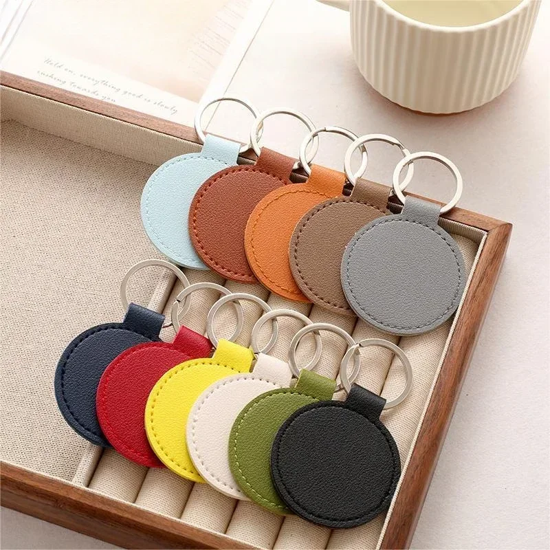 Laser Engrave Name Round PU Le - Leatherwork Rings review and price