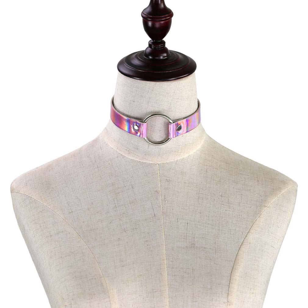 Gothic Neon Color Leather Coll - Leatherwork Rings review and price