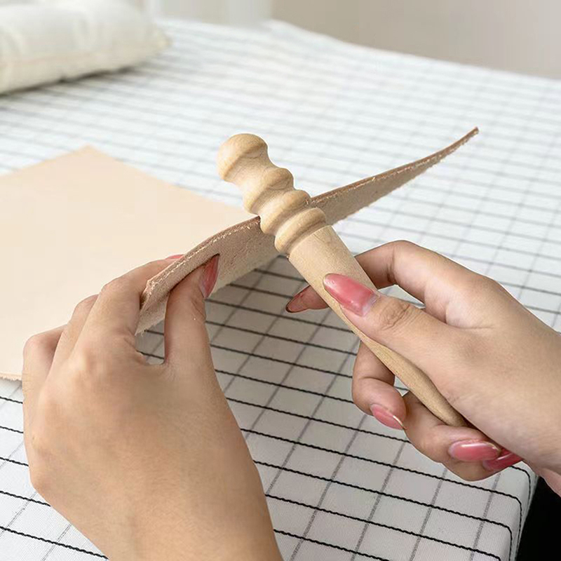 1PC Wood Leather Solid Wood Ro - Leatherwork Kit review and price