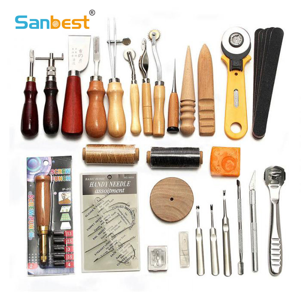 Sanbest Professional Leather C - Groover Stitching Tool review and price